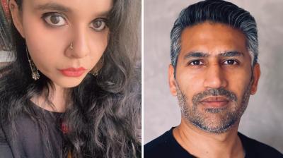 Adyasha Roy Tomar (left) and Mayur Hola 