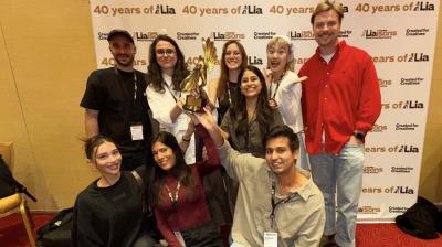 Siddharth Kumar and team after winning the AKQA-led Disney and Westfield pitch