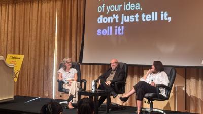 From left: Stephanie Berman, Stephen Martin and Lauren Naima