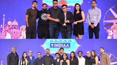 Team Moonshot (above) and Ogilvy India at the IndIAA Awards
