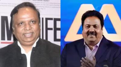 Ashish Shelar (left) and Rajeev Shukla