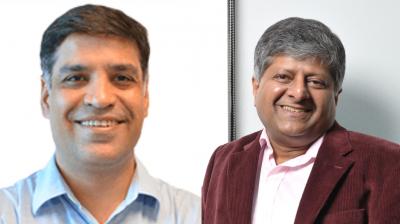 Amardeep Singh (left) and Shashi Sinha