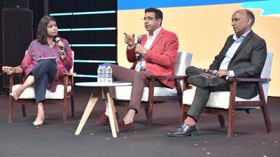 Left to right: Anuradha Sengupta, founder, @anuradhasays; Shashank Srivastava - member executive committee, Maruti Suzuki; Sunil Kataria - CEO, Raymond Lifestyle (India & International) 