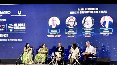 Panel discussion titled, ‘Man 2.0 - Navigating the Traps’ at ASCI's Global Adda summit