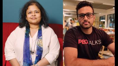 Anupama Ramaswamy (left) and Devaiah Bopanna 