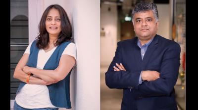 Anusha Shetty (left) and Navin Khemka