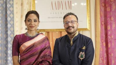 Sobhita Dhulipala for Aadyam Handwoven