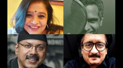 Clockwise from bottom left: Josy Paul, Swati Bhattacharya, Santosh Padhi and Sachin Talwalkar