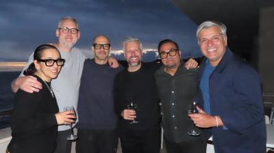 The author along with his co-jurors in Coratia