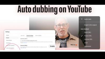 The feature is designed to retain a content creator's original emotion and energy in dubbed videos.