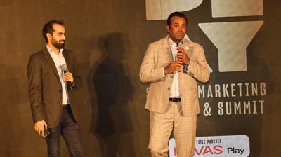 Raahil Chopra (left) and Leander Paes