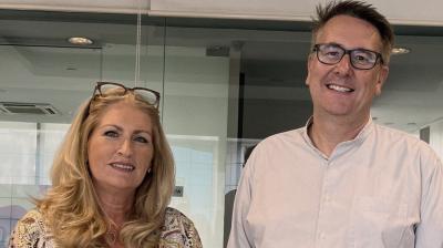 Roisin Rooney (left) and Peter Lewis