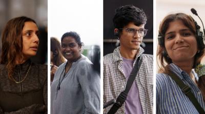 From left: Afshan Hussain Shaikh, Doris George, Sidhant Sarkar and Siddhi Bhopale