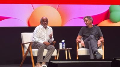 Shantanu Narayen and Arthur Sadoun