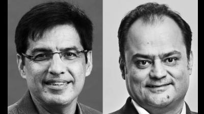 Sumit Virmani (left) and Shubhranshu Singh