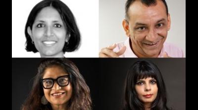 Clockwise from top left: Menaka Menon, Praful Akali, Umma Saini and Swati Bhattacharya