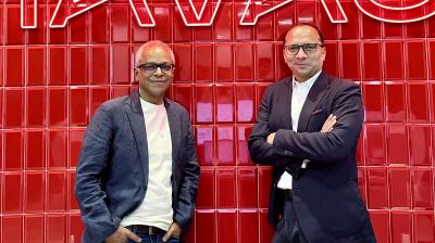 Joji Jacob (left) and Rana Barua