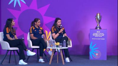 From left: Jemimah Rodrigues, Harmanpreet Kaur and Smriti Mandhana