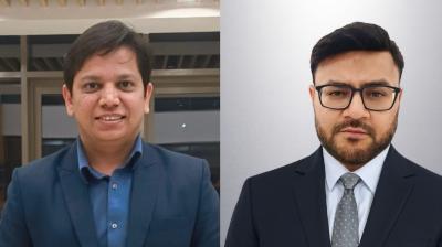 Nitin Kediyal (left) and Rohit Shukla