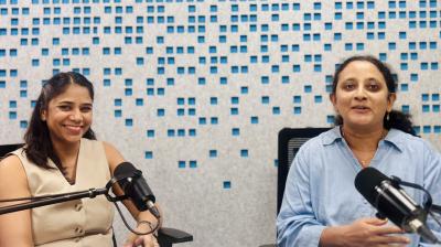 Shaifali Gautam (left) and Manasi Narasimhan