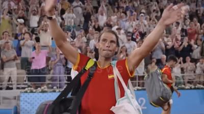 Rafa Nadal's retirement featured in the video