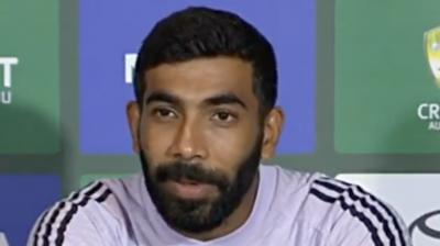 Jasprit Bumrah at the press conference