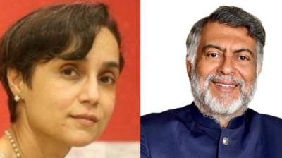 Divya Karani (left) and Saurav Adhikari