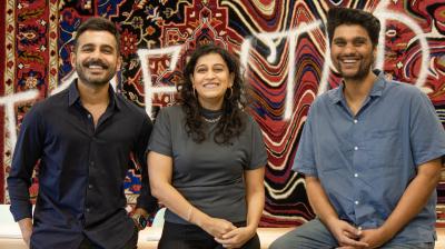 From left: Gautam Reghunath, Meghana Bhat and PG Aditiya