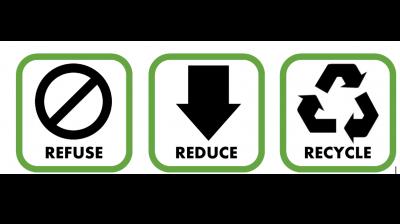 Refuse, reduce and recycle takes on a whole new meaning at service companies according to the author.