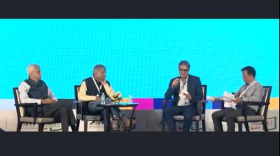 From left: Ambi Parameswaran, Shashi Sinha, Riyad Mathew and Manoj Sharma.