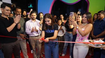 Prajakta Koli inaugurates Go Color's new flagship store in Khar, Mumbai.