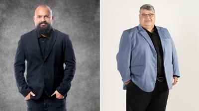 Shekhar Banerjee (left) and Ajay Gupte