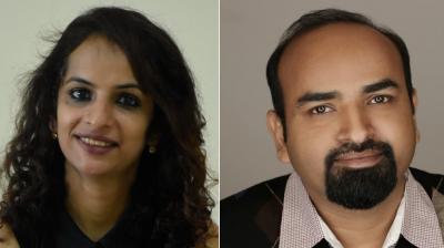 Monica Ledwani (left) and Rishi Bhargava