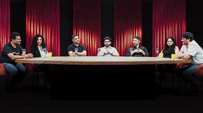 From left: Sriram G, Shagun Seda, Alok Mohanan, Amit Doshi, Mayur Hola, Smita Salgaonkar and PG Aditiya.