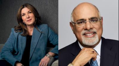 Jill Kramer (left) and Raja Rajamannar Jill Kramer (left) and Raja Rajamannar