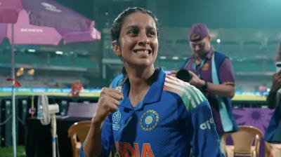 Jemimah Rodrigues after her match-winning century