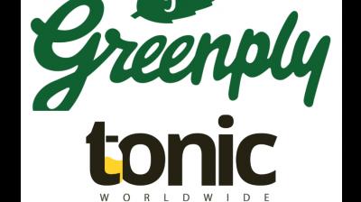 Greenply X Tonic Worldwide logo