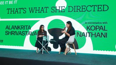 Alankrita Shrivastava (left) and Kopal Naithani