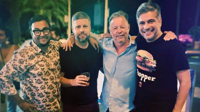 From left: Raj Kamble, Anselmo Ramos, Bjorn Stahl and Fernando Machado